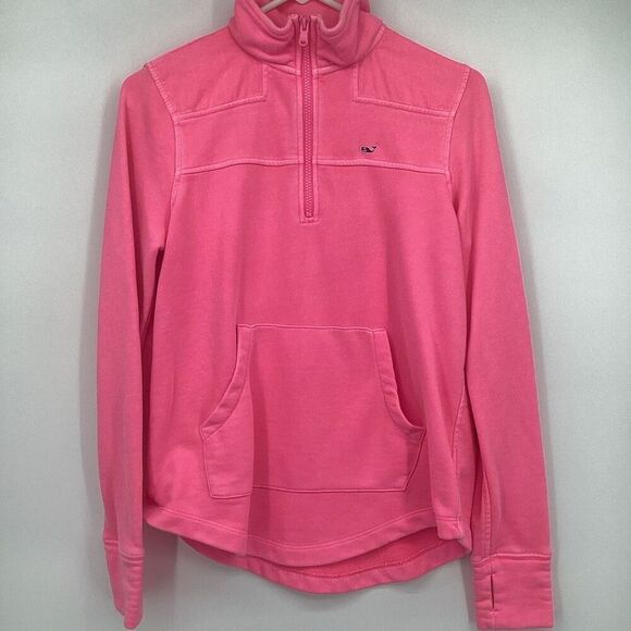 EUC Ladies Vineyard Vines‎ Relaxed Fit Shep Shirt- Neon Pink- XS - Picture 2 of 6